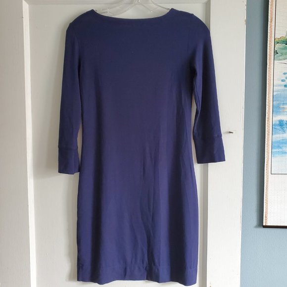 Lilly Pulitzer Sophie UPF 50+ Dress in True Navy Size XXS - Picture 7 of 15